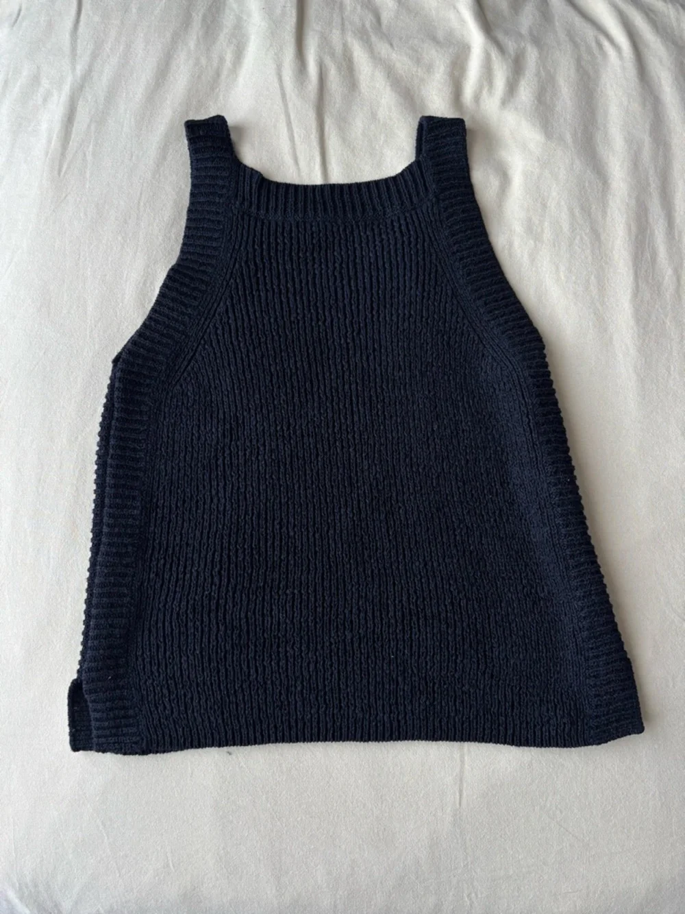 J. Crew Black Knit Tank Sweater